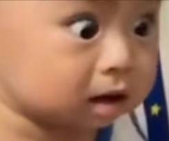 震惊宝宝
