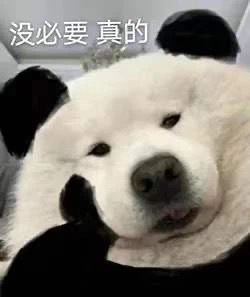 熊猫头表情包：没必要，真的