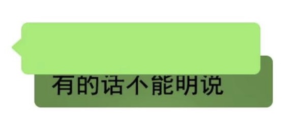 有的话不能明说