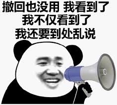 我不仅看到了，我还要到处乱说