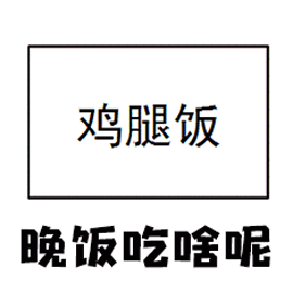 晚饭吃啥呢？鸡腿饭！