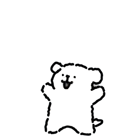 兴奋的小熊