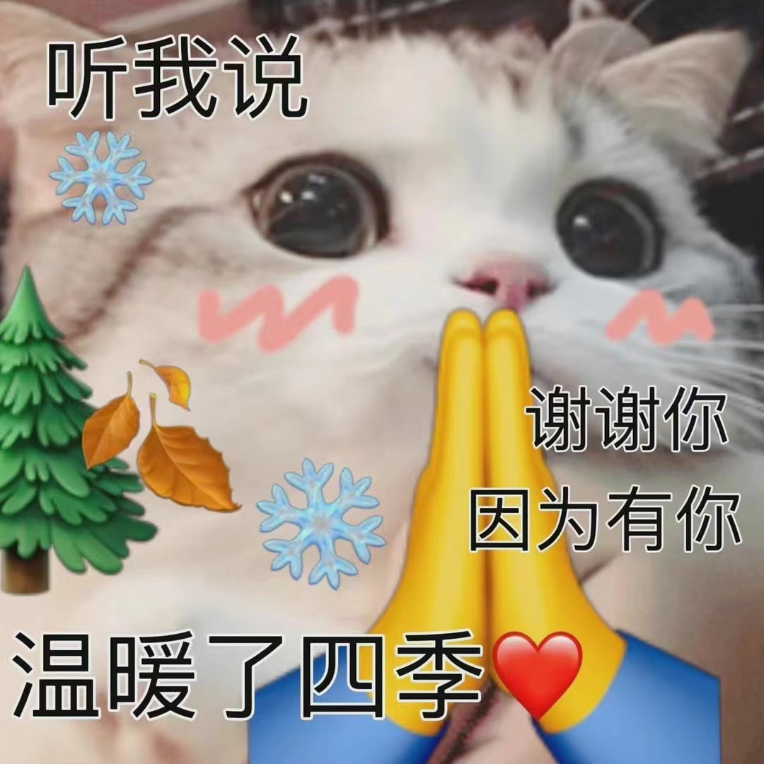 听我说，谢谢你，因为有你温暖了四季