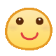 可爱的微笑表情