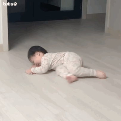 宝宝爬行失败