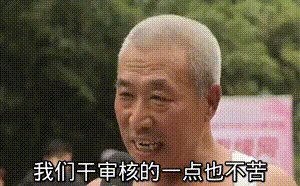 我们干审核的一点也不苦
