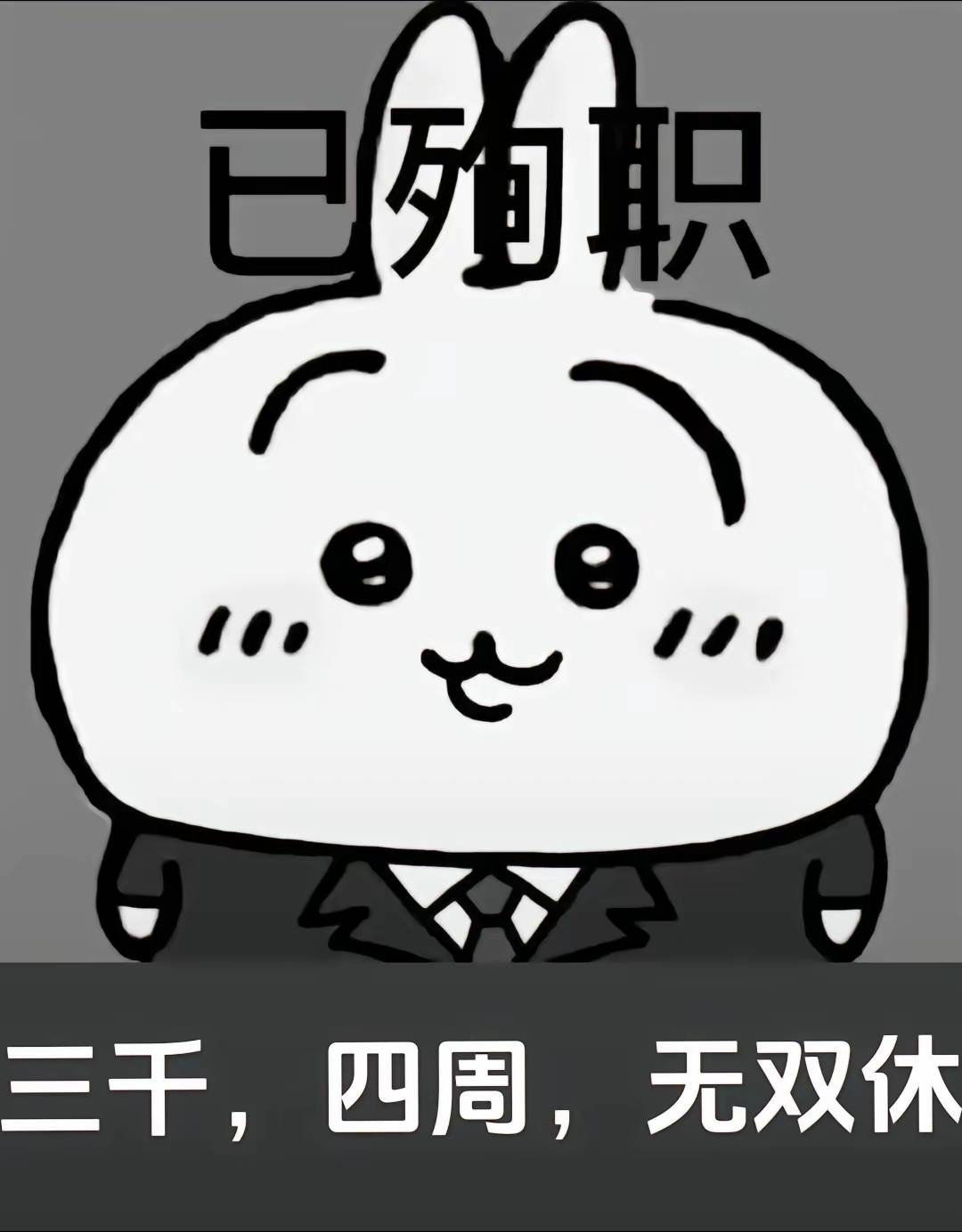 已离职，三千，四周，无双休